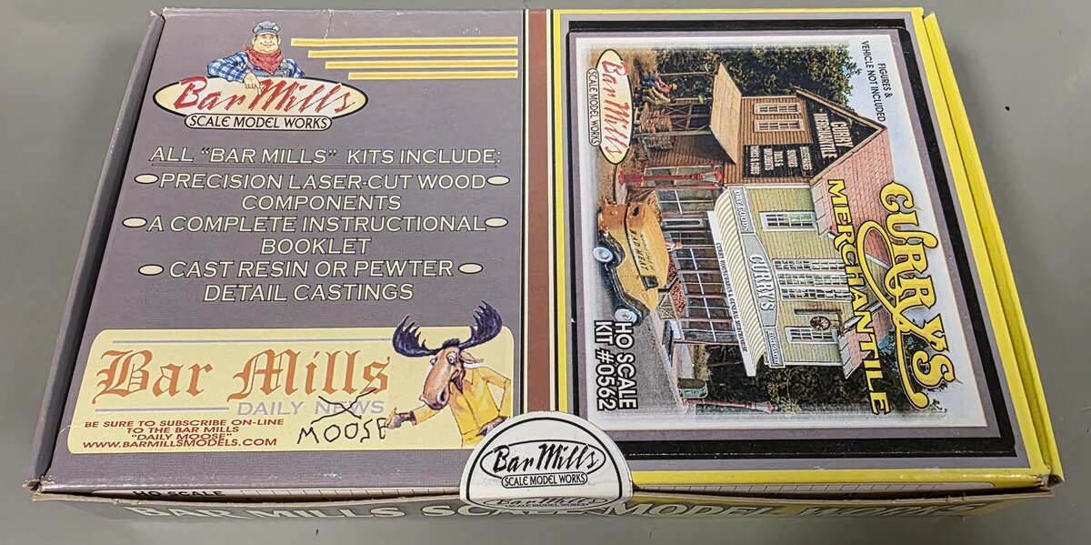 Bar Mills 562 HO Curry's Merchantile Building Kit