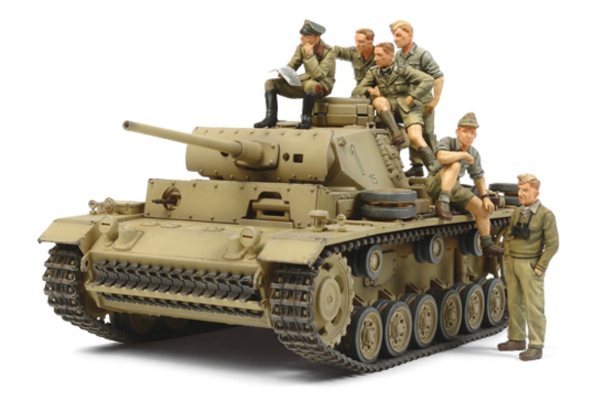 Tamiya 32405 1:35 German Panzer Iii Ausf.L Military Miniature Plastic Model Kit