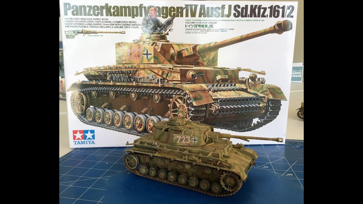 Tamiya 35181 1:35 Panzer IV Type J Military Tank Model Kit