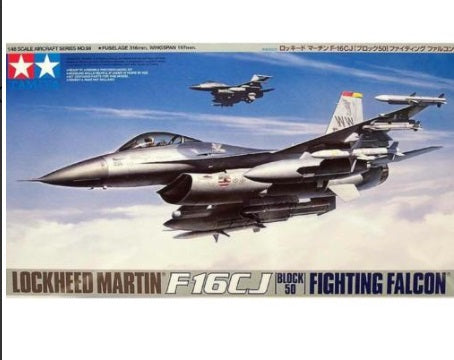 Tamiya 61098 1:48 F16CJ Block 50 Fighting Falcon Military Aircraft Plane Kit