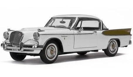 Road Signature 94254 1:43 White 1958 Studebaker Golden Hawk MT/Box