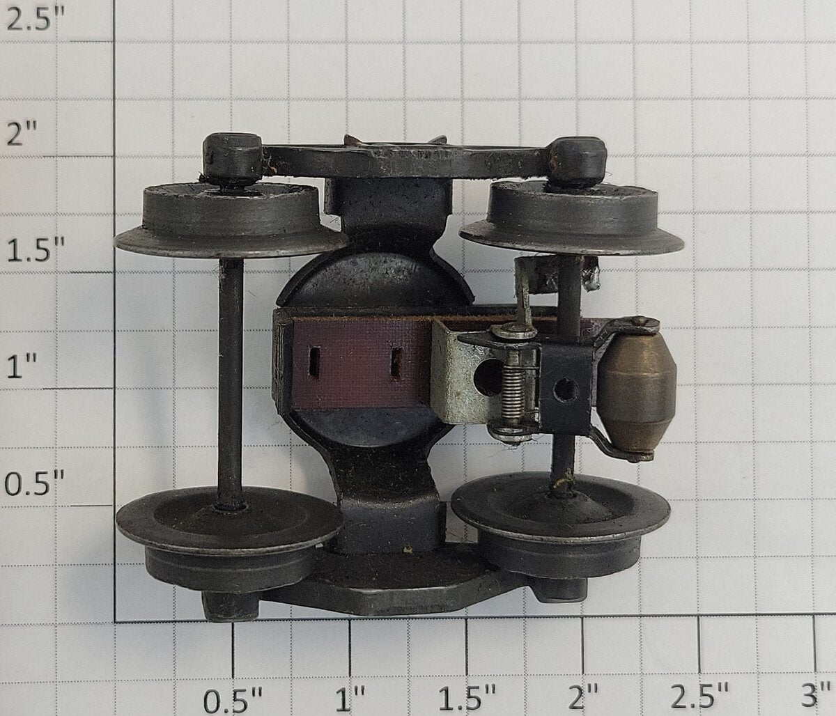 Lionel NTL-1F Staple End Flying Shoe Truck with Roller