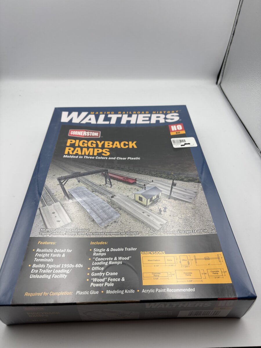 Walthers 933-4048 HO Scale Piggyback Ramps Building Kit