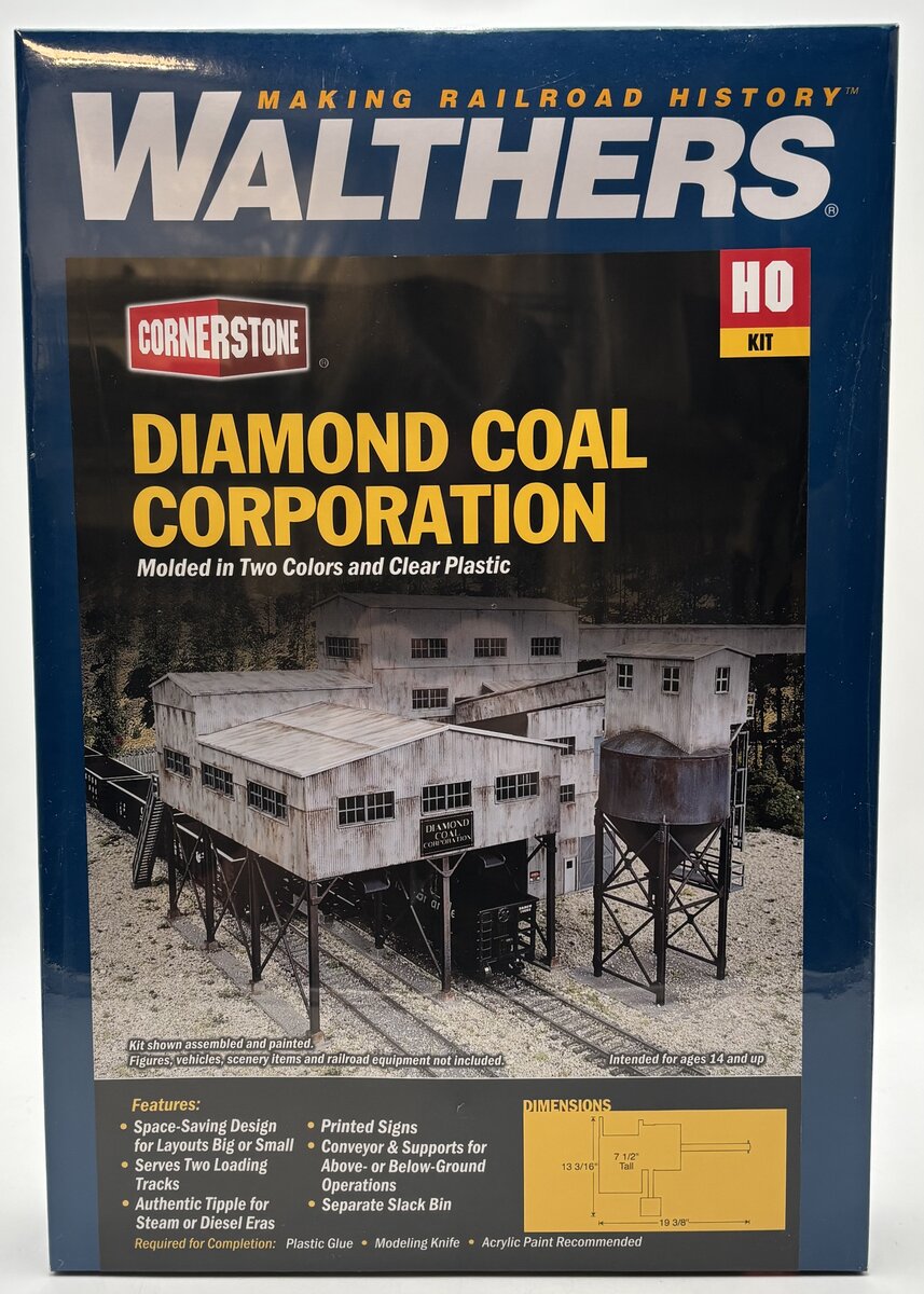 Walthers 933-4046 HO Scale Diamond Coal Corporation Building Kit