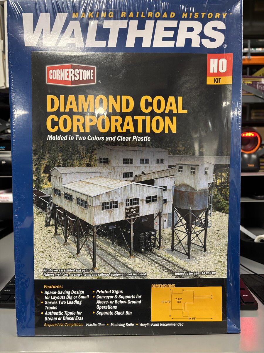 Walthers 933-4046 HO Scale Diamond Coal Corporation Building Kit