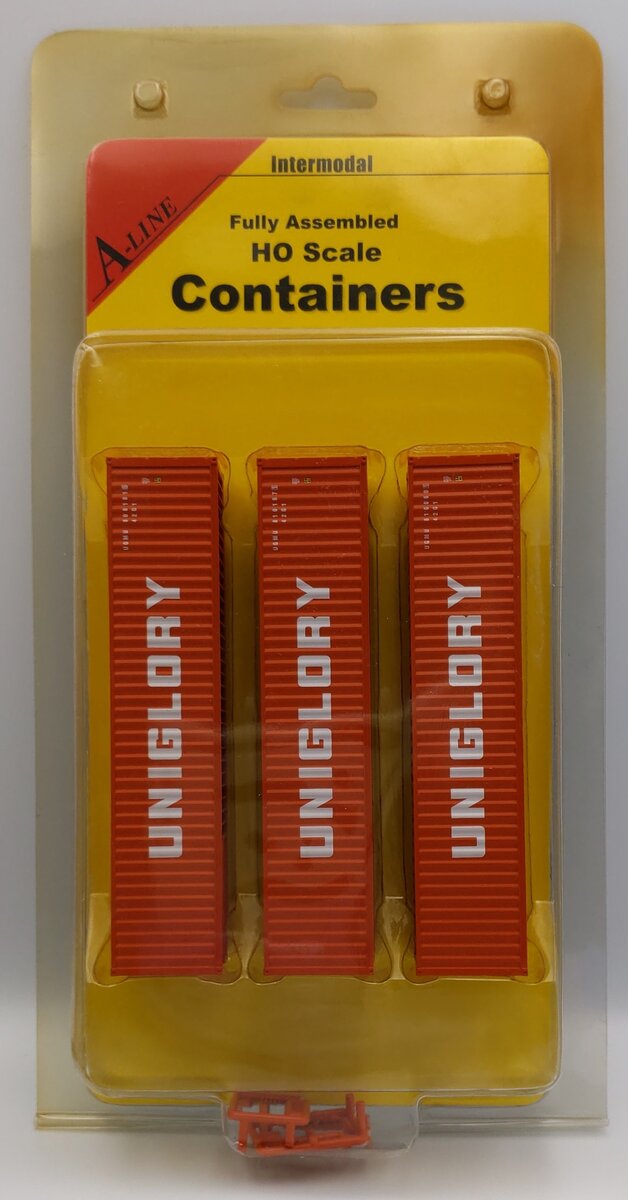 InterMountain (A-Line) 30257-01 HO 40' Corrugated Container w/ Door - Uniglory
