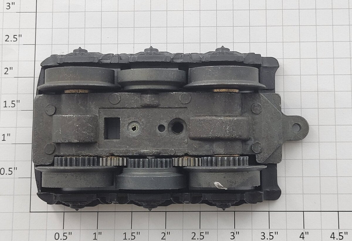 Lionel 18316-125 6-Wheel Black GG-1 Motor Truck with Two Lobe Cam
