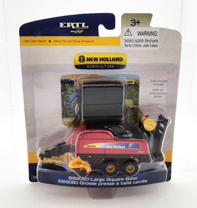 Ertl 13787 1:64 Scale Red New Holland Model BB9080 Large Square Baler Diecast