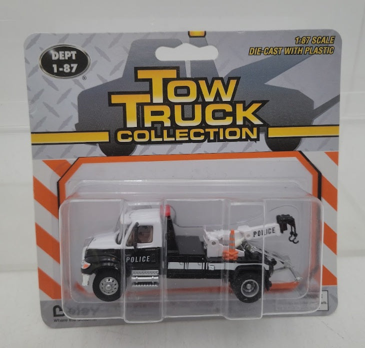 Boley 451437 1:87 Scale Dept 1-87 Black & White Tow Truck Police Wrecker