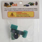 3D to 50-240-AS 1:50 Scale 55 Gallon Barrels Assorted Colors Plastic (Pack of 6)