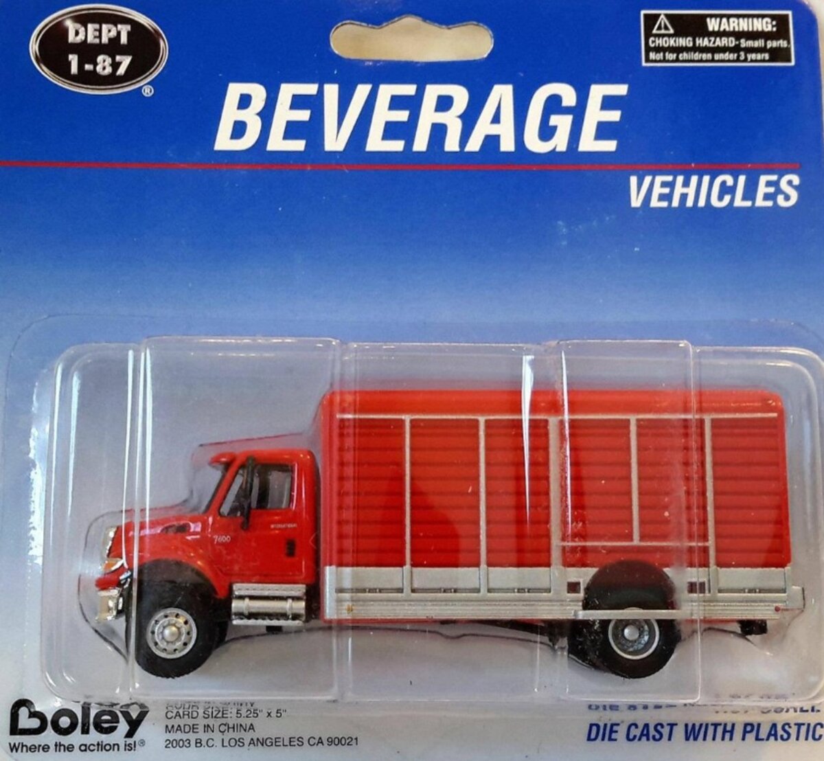 Boley 4513-11 1:87 Scale Dept 1-87 Red International Beverage Truck