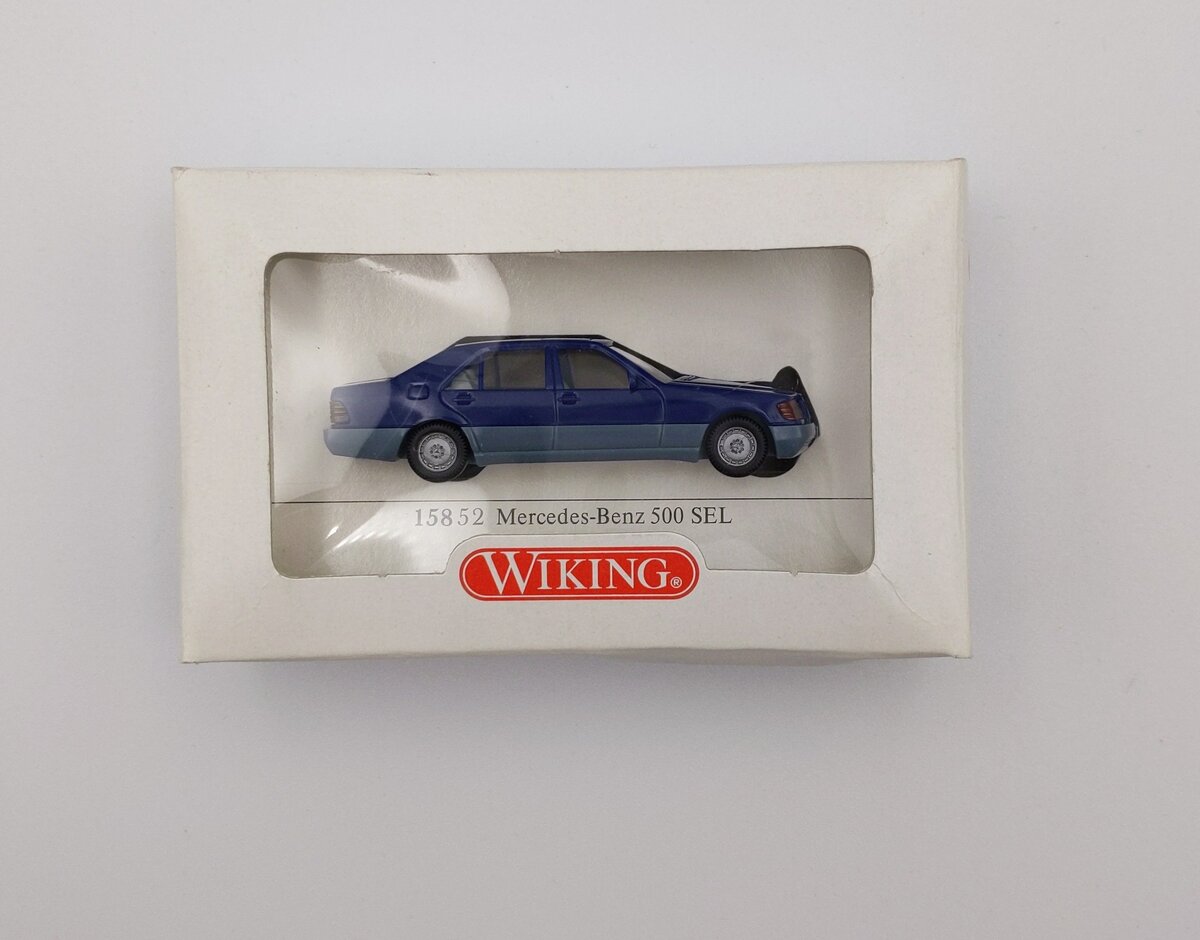 Wiking 158 1:87 Mercedes-Benz SEL 500 Blue
