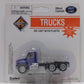 Boley 4101-2 HO Scale Dept 1-87 Purple Tractor International Tractor Truck