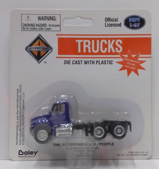 Boley 4101-2 HO Scale Dept 1-87 Purple Tractor International Tractor Truck