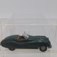 Wiking 020 HO Scale Jewel Green Jaguar Sport W/Beige Interior Plastic Automobile