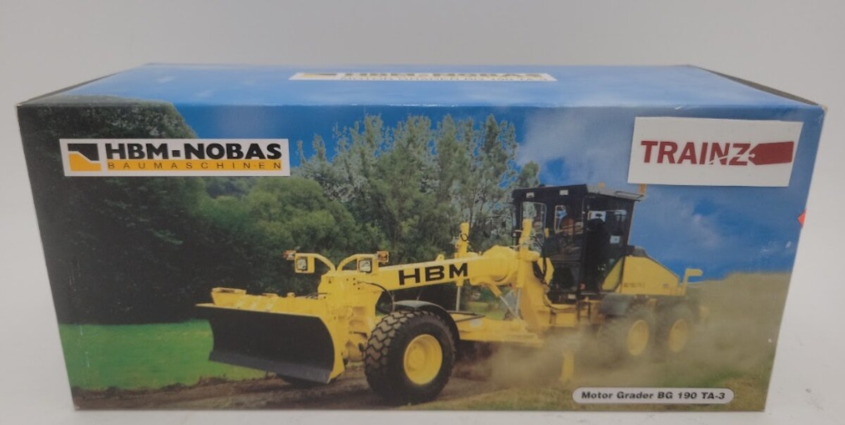 NZG 638-03 1:50 Scale Temmink - HBM Nobas BG 190 TA-3 Grader Die Cast Metal