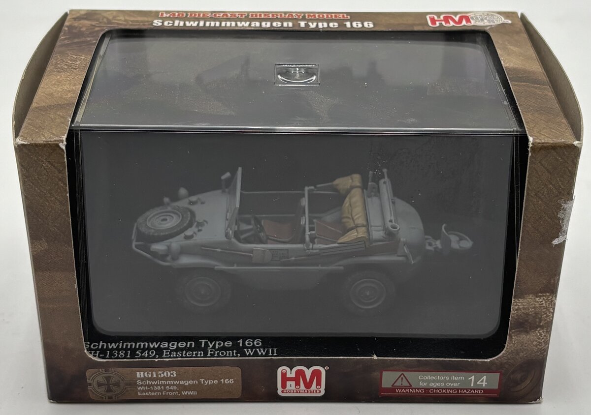 Hobby Master HG1503 1:48 Schwimmwagen Type 166 German Army