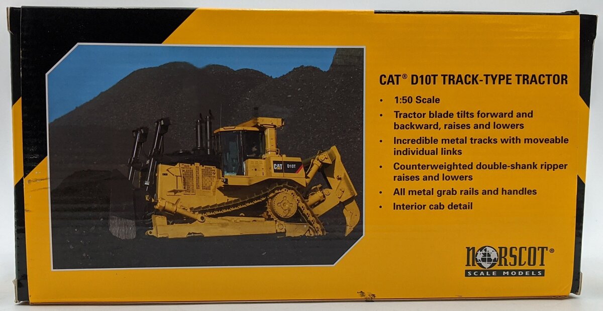 Norscot 55158 1:50 Caterpillar D10T Track Type Dozer Construction Vehicle