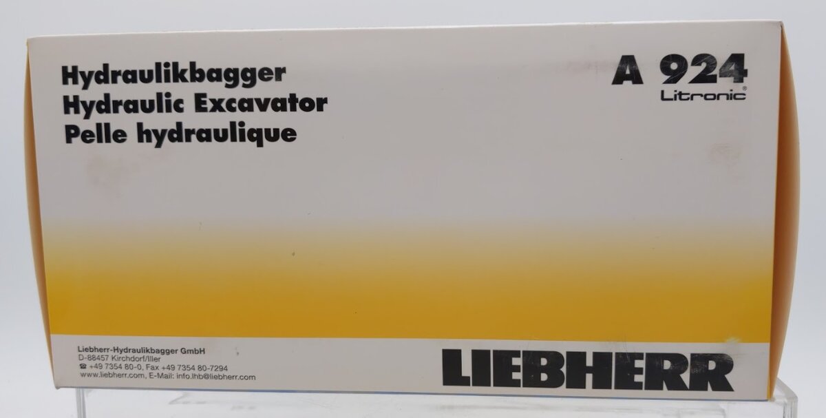 NZG 780-03 1:50 Liebherr A924C Litronic Hydraulic Excavator