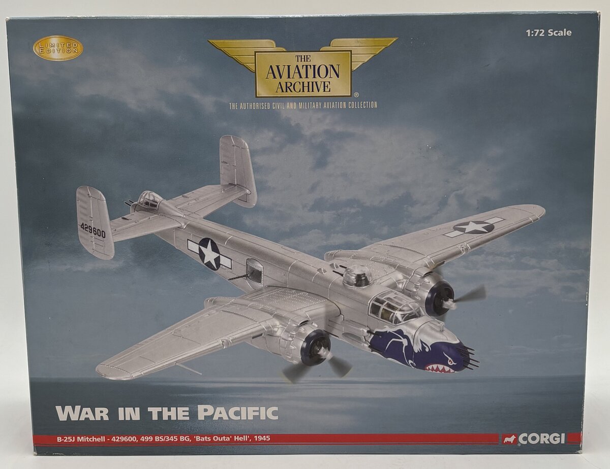 Corgi AA35303 1:72 War In The Pacific 1945 B-25J Mitchell 