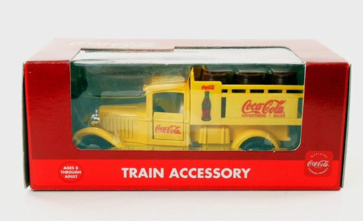 K-Line 94525 1:43 Scale Coca-Cola Yellow Delivery Truck #1