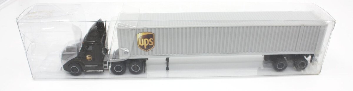 Trucks N' Stuff SP162 HO Scale 53' Freightliner Cascadia UPS Tractor Trailer