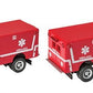 Walthers 949-11931 HO SceneMaster Assembled International 4300 EMS Ambulance