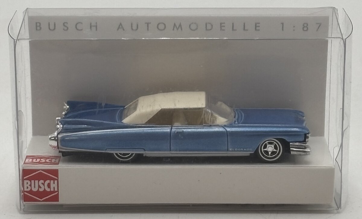 Busch 45105 1:87 Cadillac Eldorado Light Blue