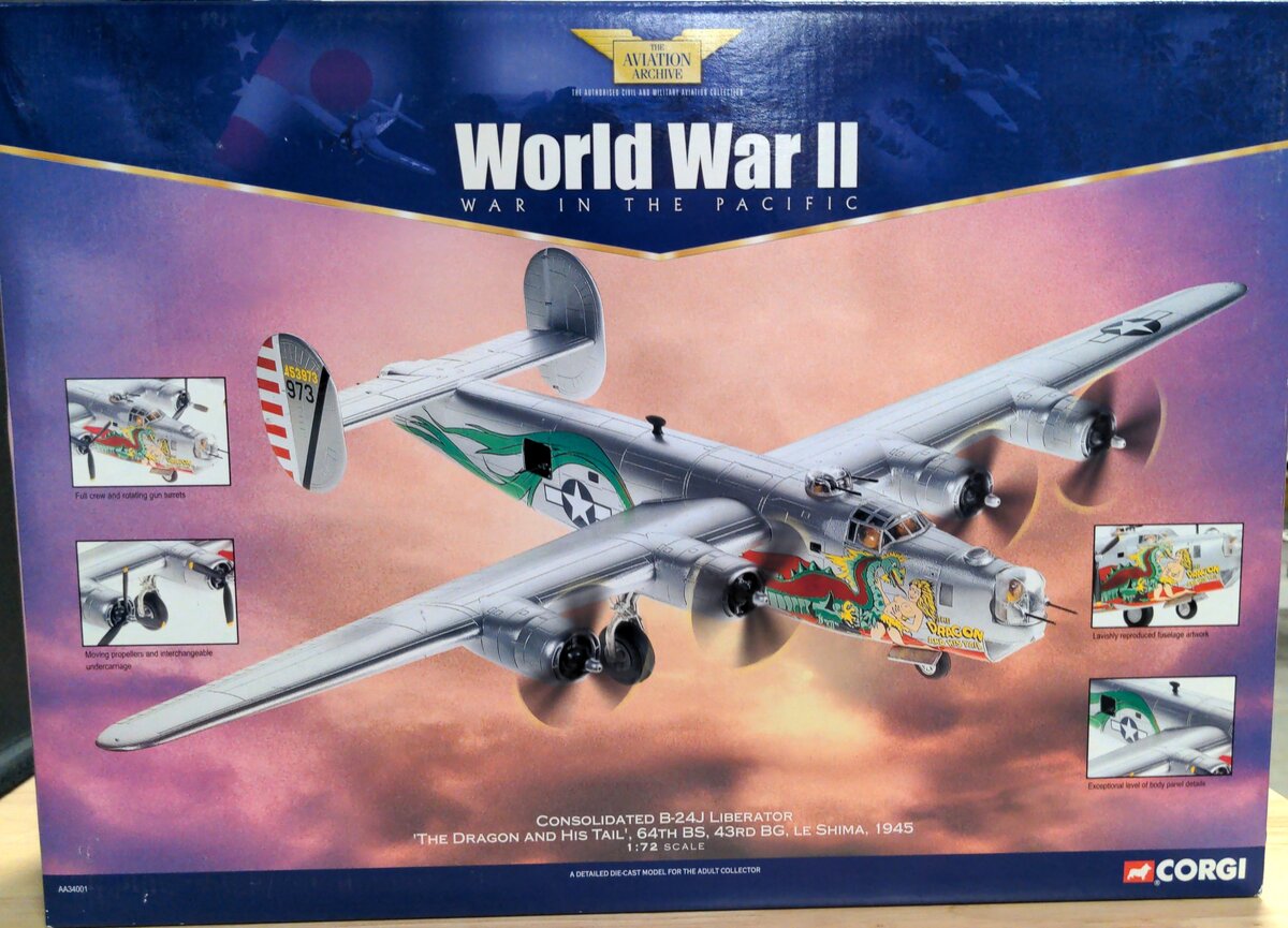 Corgi AA32615 1:72 Avro Lancaster RAF 617Sqn Model Aircraft