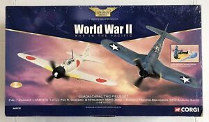 Corgi AA99120 1:72 F4U-1 Corsair & Mitsubishi A6M2 Zero Rabaul 1943 (Set of 2)