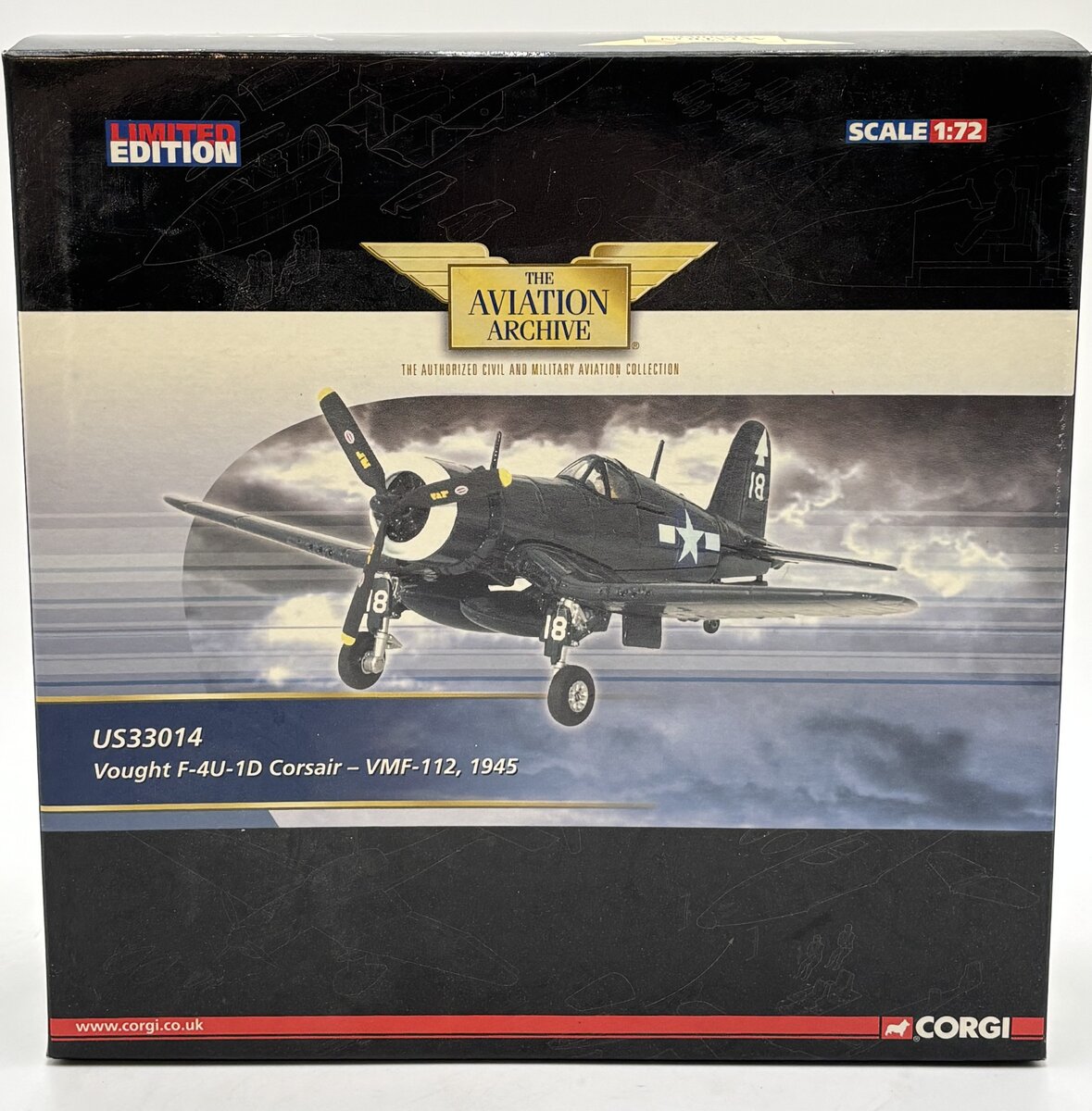 Corgi US33014 1:72 1945 Corsair F4U, VMF-112