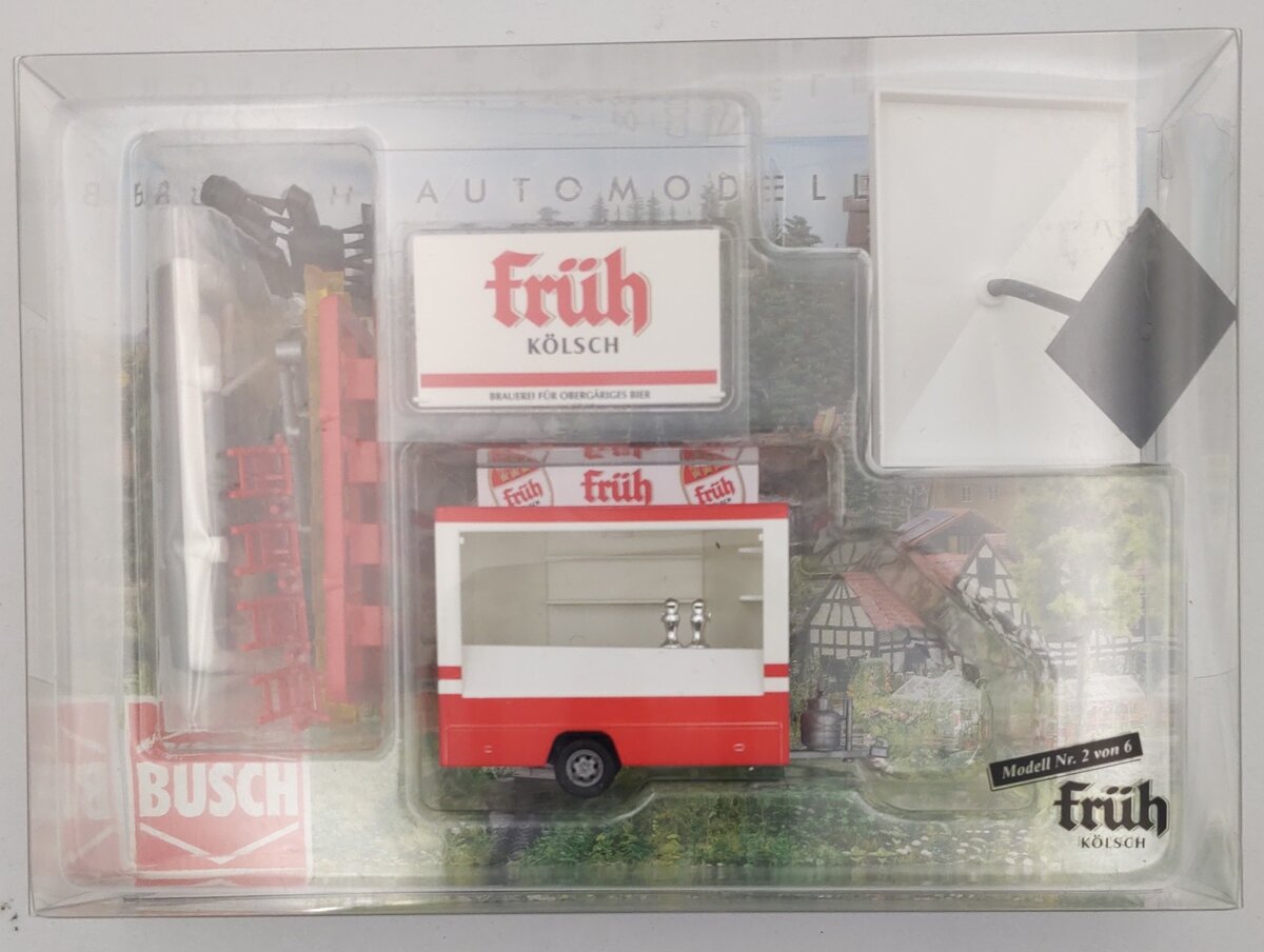 Busch 44942 1:87 Beverage Trailer Fruh Kolsch