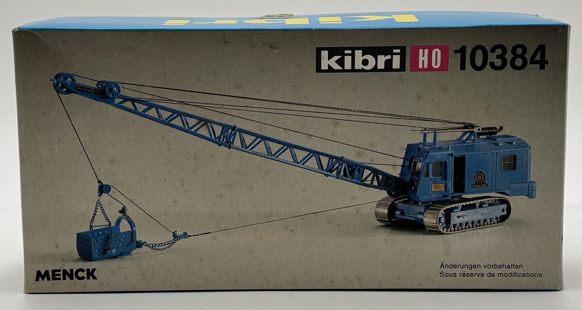 Kibri 10384 HO Menck Excavator W/Drag Bucket Kit