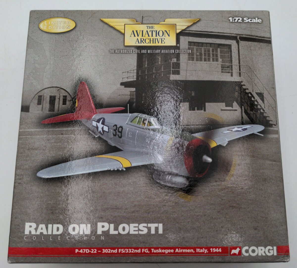 Corgi US33813 1:72 P-47D-22 302nd FS/332nd FG Tuskegee Airmen