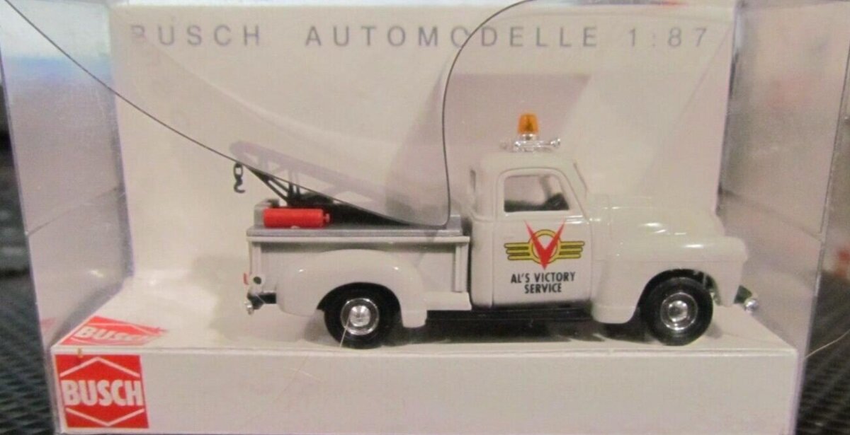 Busch 48291 HO Al’s Victory Service Chevrolet Pick-Up Tow Truck