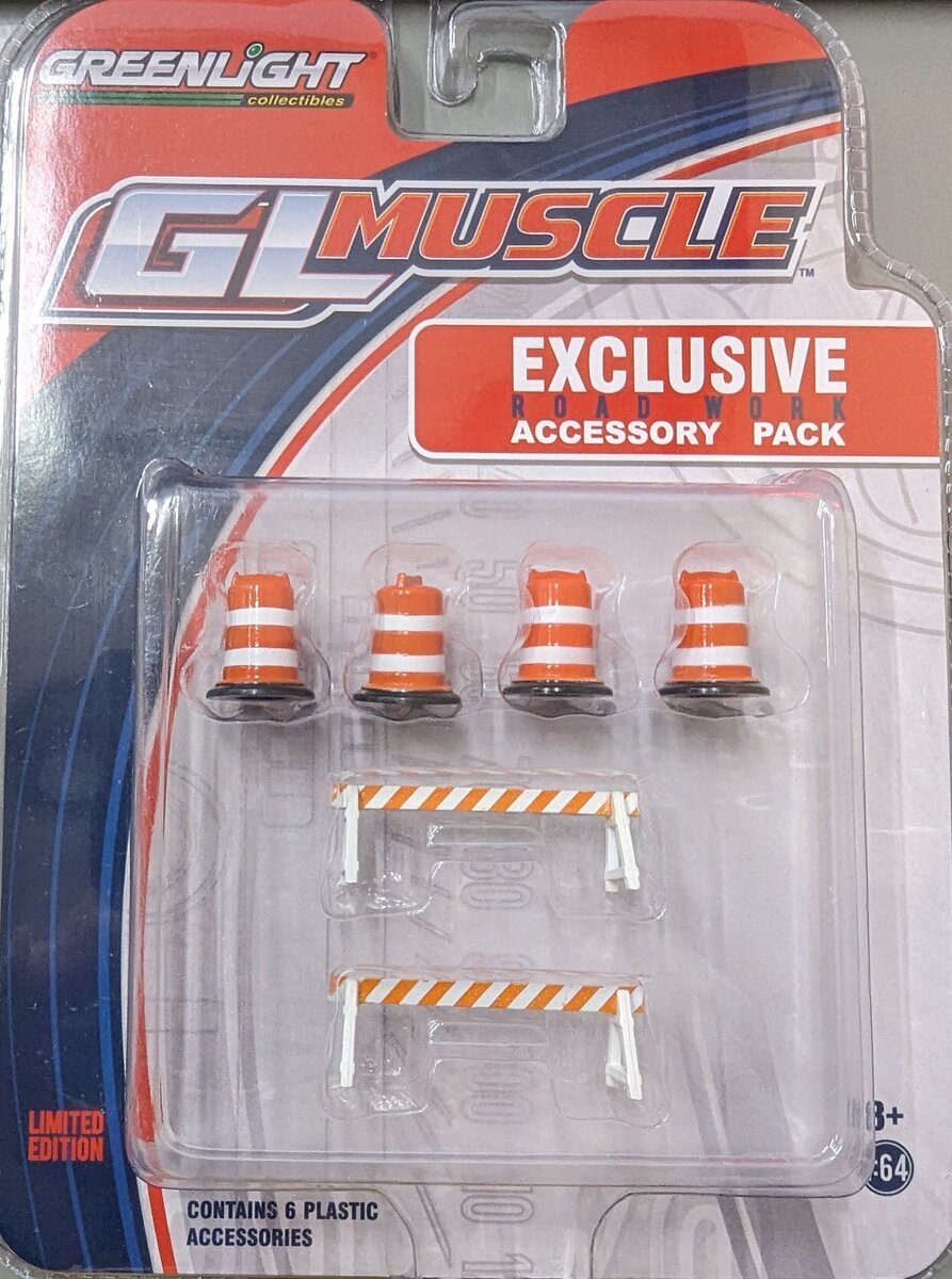Greenlight Collectibles 13065 1:64 GL Muscle Road Work Accessory Pack Series 1