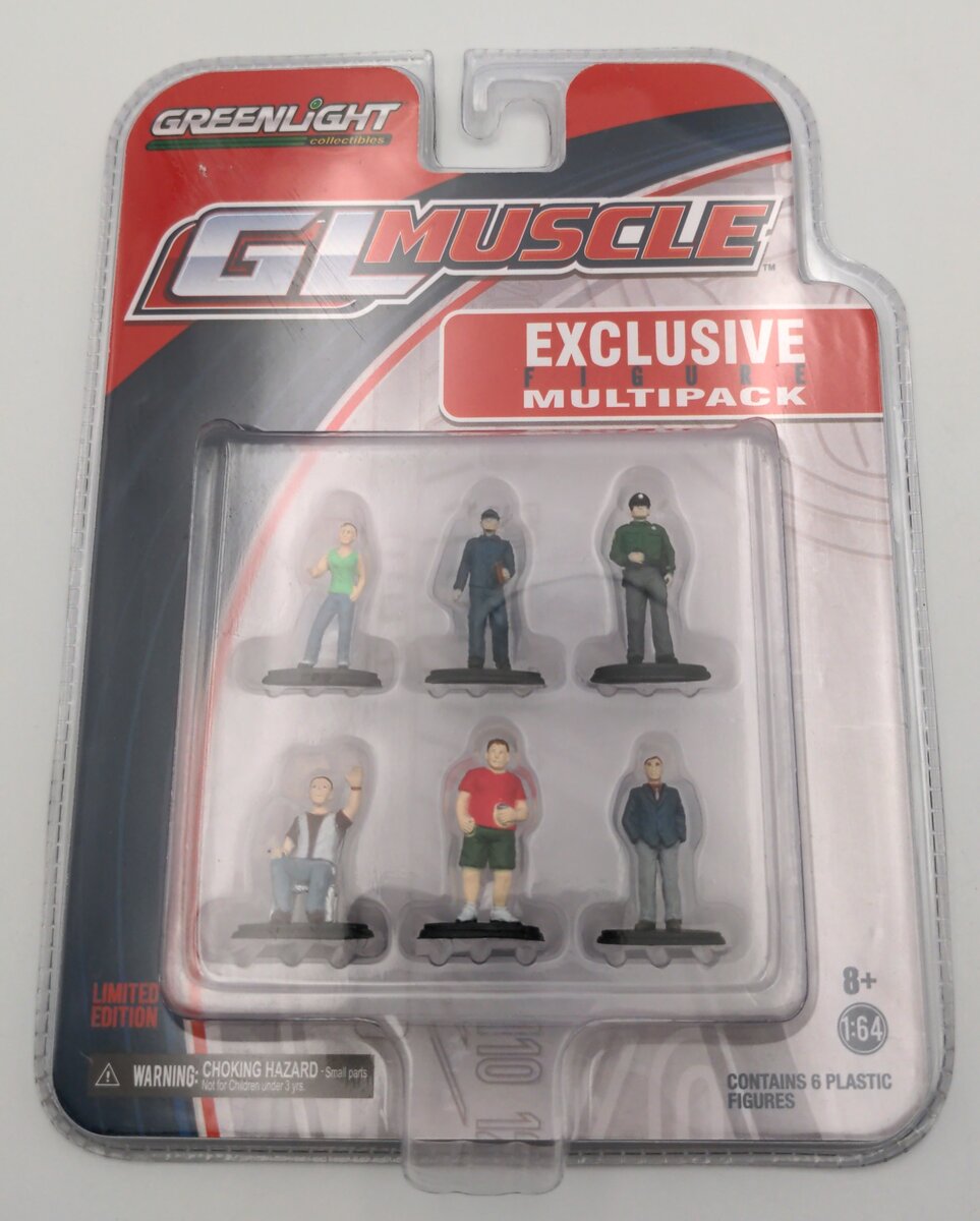 Greenlight Collectibles 13067 1:64 GL Muscle People Pack Series 1 Figures 6 PCS