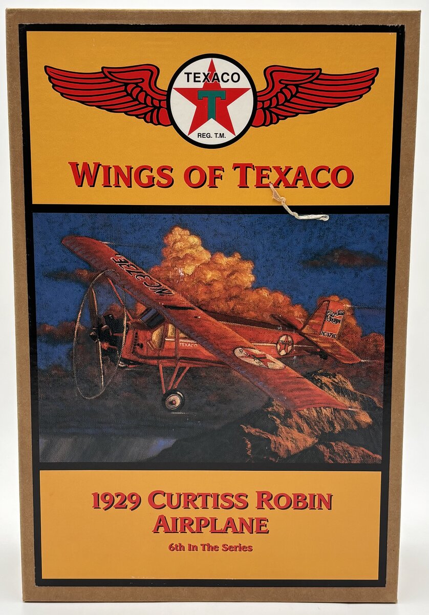 Ertl H122 1929 Wings Of Texaco Curtiss Robin Diecast Replica Airplane Coin Bank