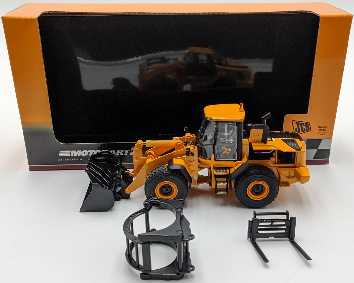 Motorart 13367 1:50 JCB 456 Wheel Loader ZX w/Attachments