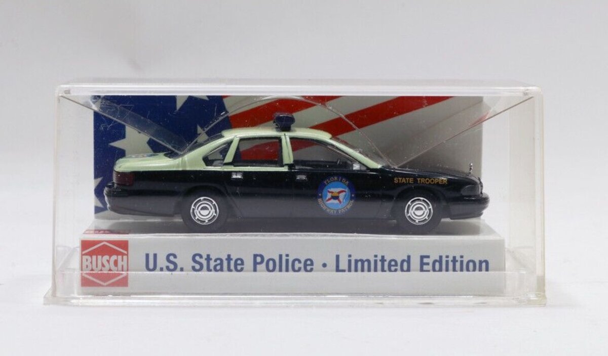 Busch 47676 HO Scale Chevrolet Caprice Florida Police Limited Edition