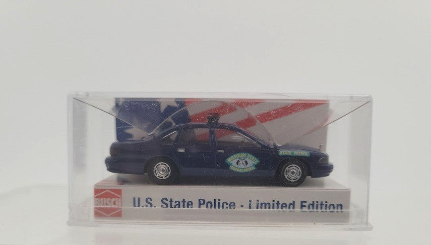 Busch 47677 HO Scale Chevrolet Caprice Missouri State Patrol Limited Edition