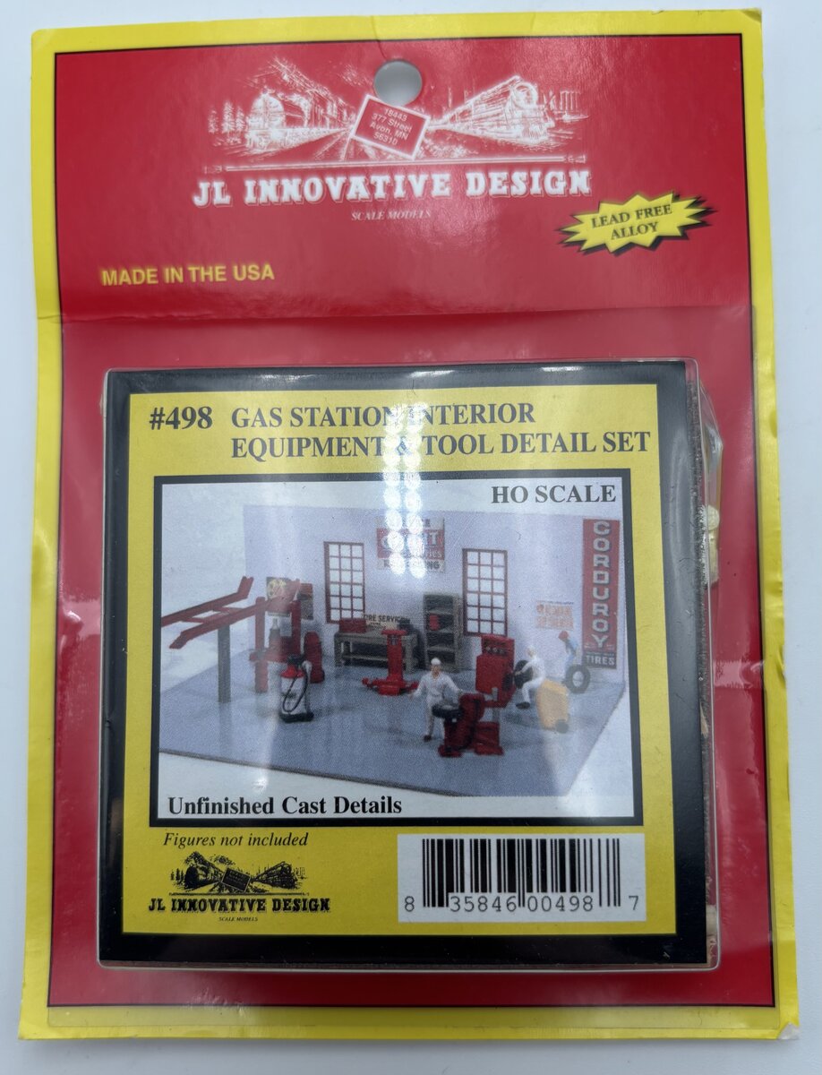 JL Innovative Design 498 HO Metal Gas Station Interior Equipment (Pack of 16)