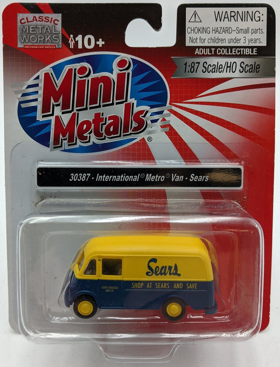 Classic Metal Works 30387 HO Mini Metals Sears International Metro Van