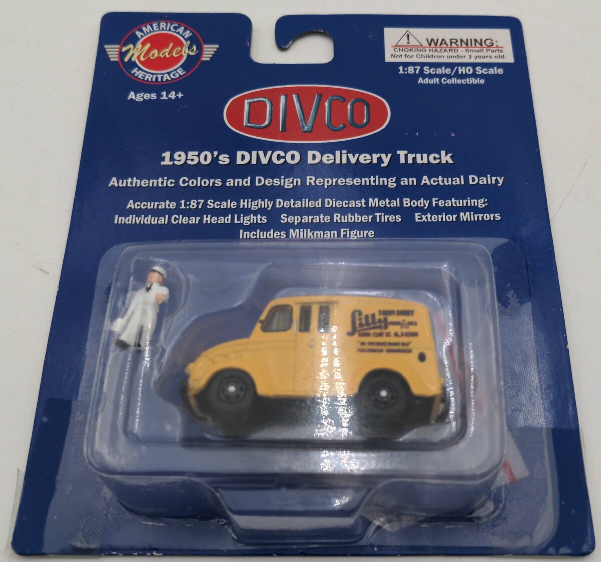 American Heritage Models 43016 1:43 1950 Divco Lilly Farm Dairy Delivery Truck