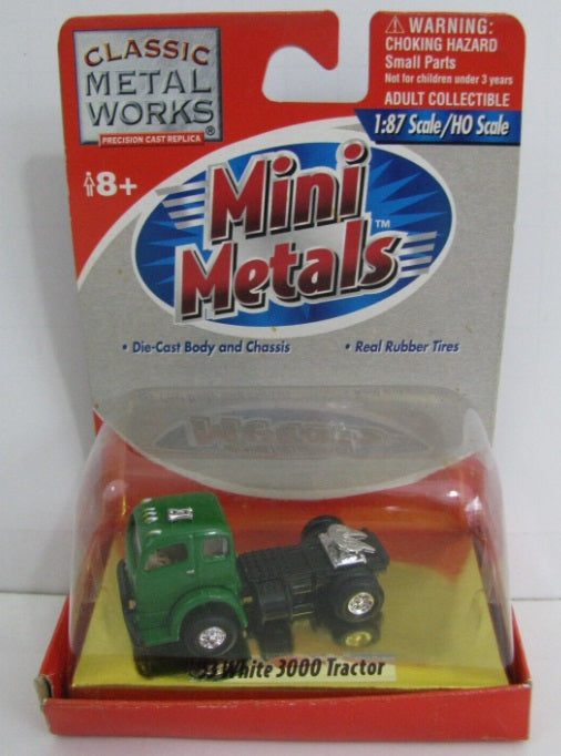 Classic Metal Works 30113 HO Mini Metals Green 1953 White 3000 Tractor
