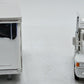 Model Power 21001 1:87 Long Haul Tractor w/Racing Trailer White