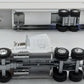 Model Power 21001 1:87 Long Haul Tractor w/Racing Trailer White