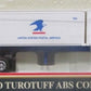 Model Power 22001 1:87 Blue Tractor & Trailer Short Haul W/20’ Container US Mail