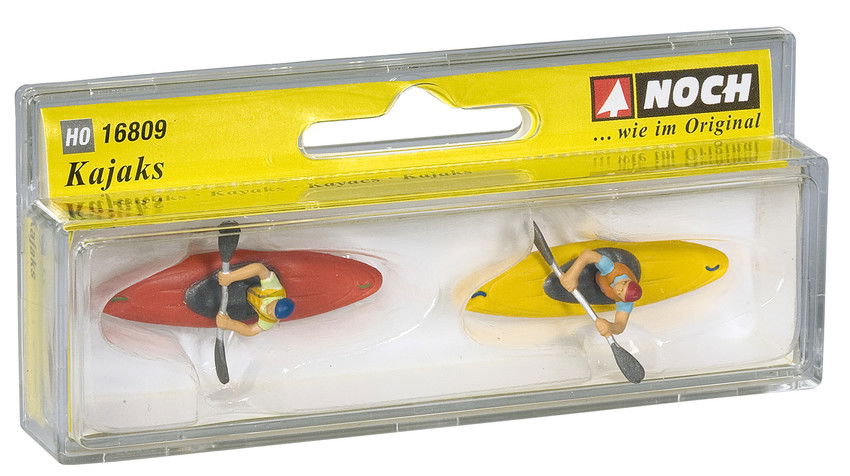 Noch 16809 HO Kayaks Figures (Set of 2)