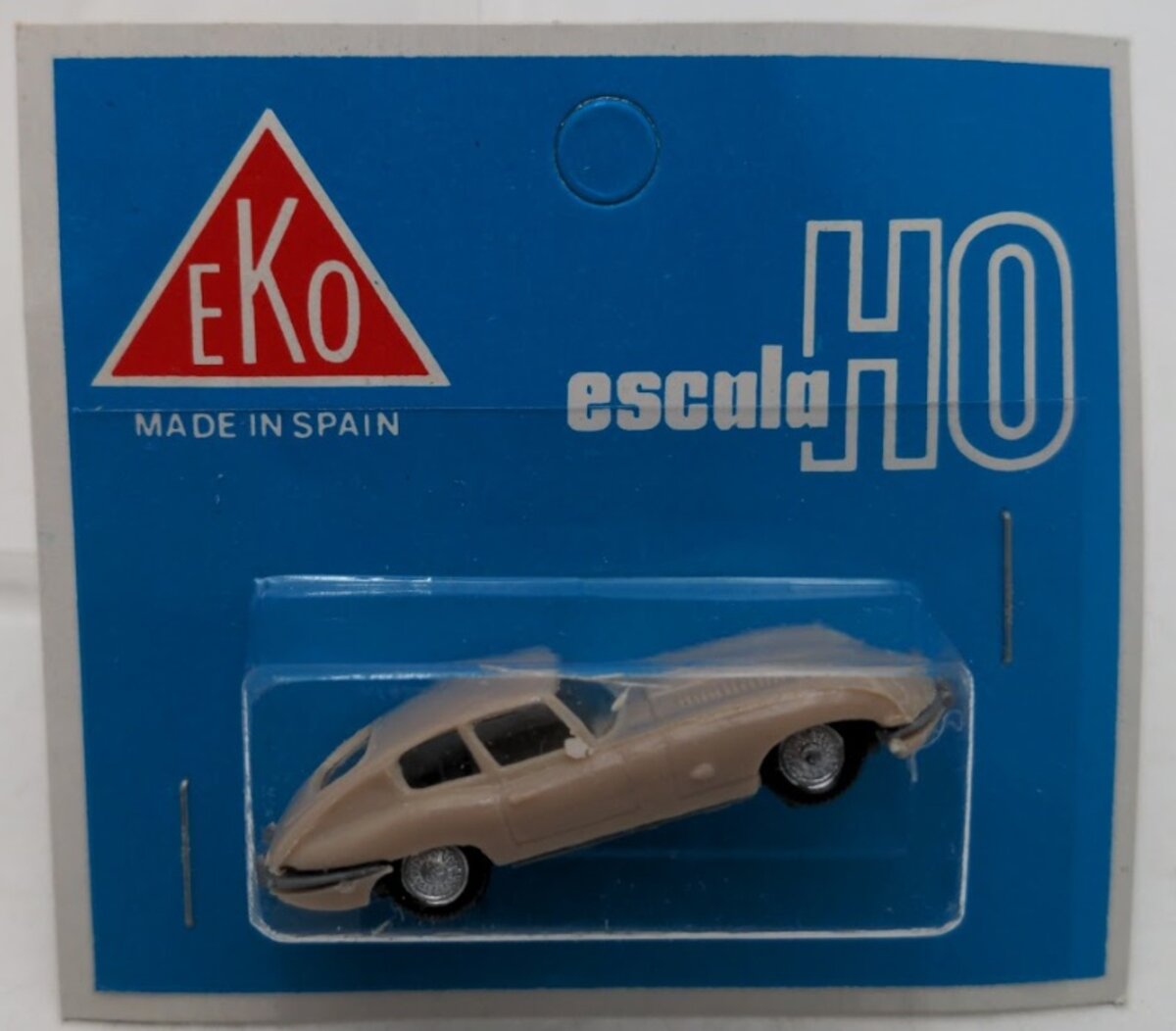 EKO 2098 HO Scale Gray Vintage Jaguar E Type Coupe E